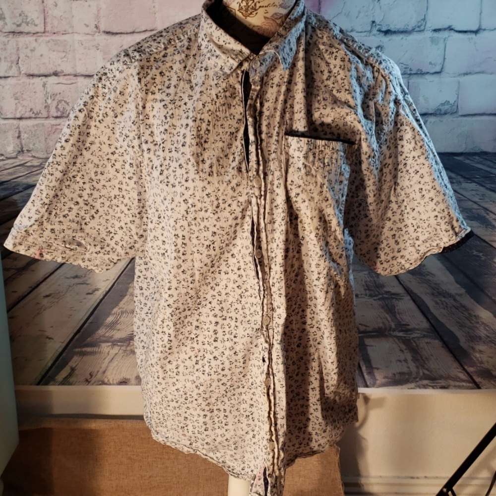 Pd&c Stretch 2XL Floral button up